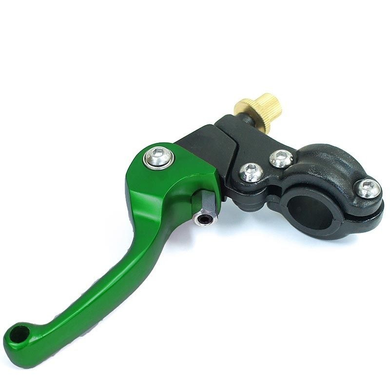 Clutch Lever aluminium - Black / Green