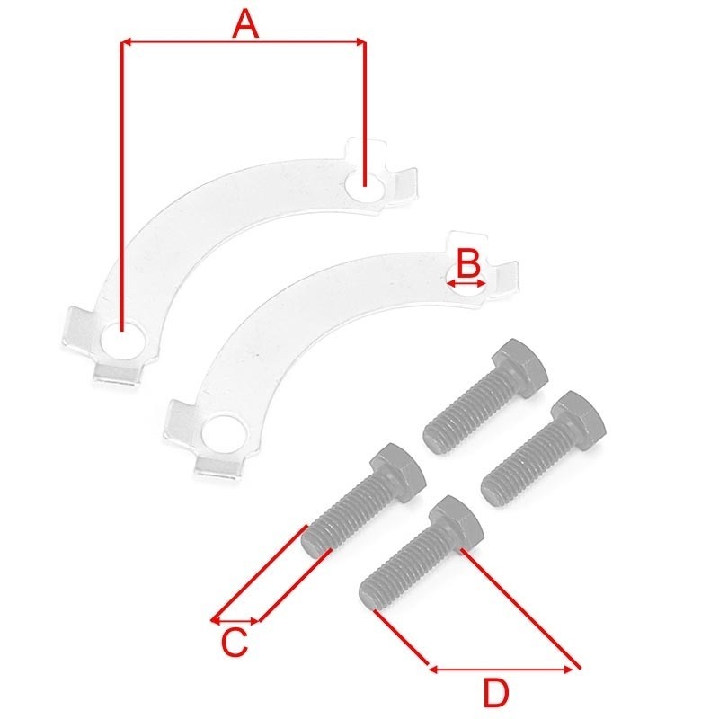 Sprocket Bolt Locking Plate Kit