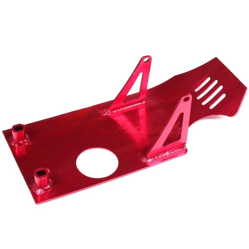 Engine Protection Plate Aluminum - Red