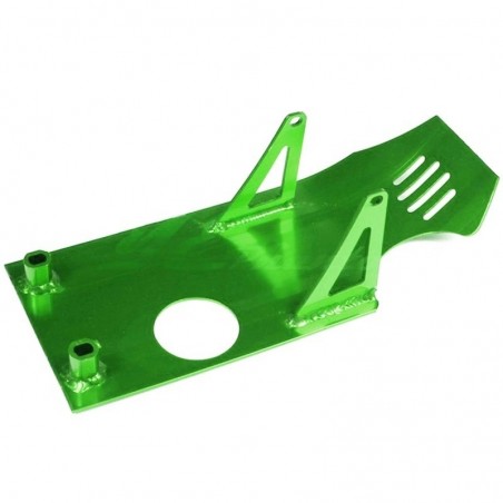 Engine Protection Plate Aluminum - Green