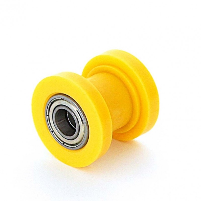 Chain roller teflon - ø10mm Yellow