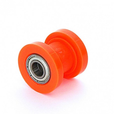 Chain roller teflon - ø8mm Orange