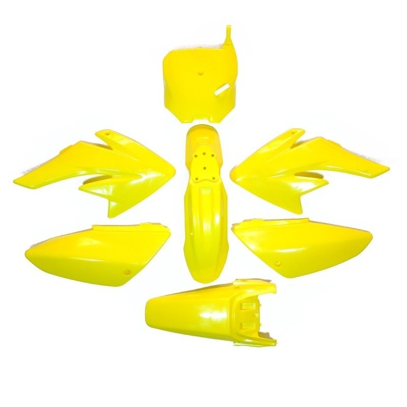 Plásticos CRF70  Kit - Amarelo
