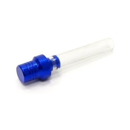 Tubo Respirador Tampão Combustível Anodizado - Azul