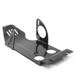 Engine protection plate for engine with E-starter - Black