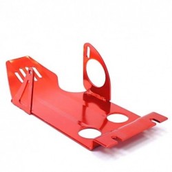 Engine protection plate for engine with E-starter - Red