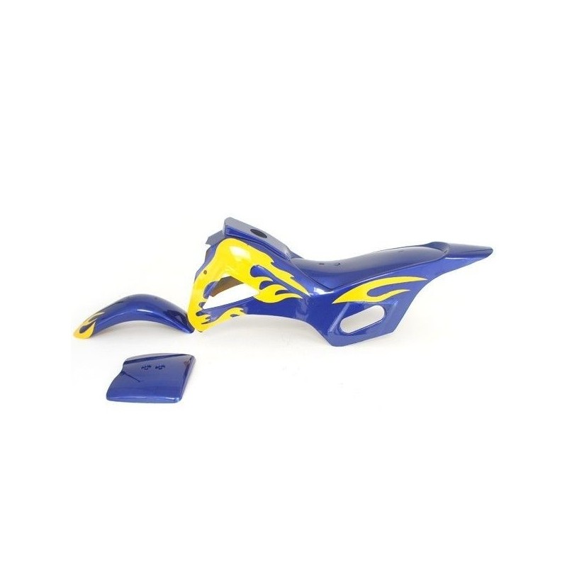 Mini Cross plastic Kit - Blue  / Yellow